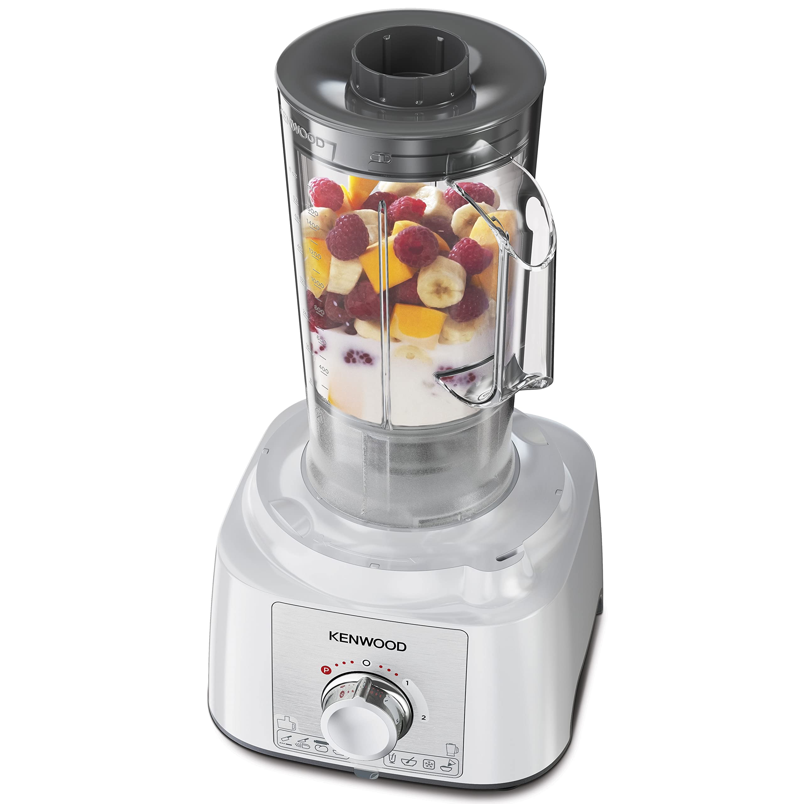 Kenwood Food Processor 1000W Multi-Functional With 3L Bowl, 2 Stainless Steel Disks, Blender, Grinder Mill, Whisk, Dough Maker Kenwood Food Processor 1000W Multi-Functional With 3L Bowl, 2 Stainless Steel Disks, Blender, Grinder Mill, Whisk, Dough Maker